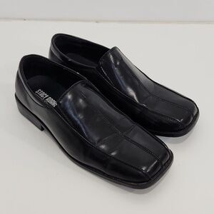 Stacy Adams Men's 41249B-01 Square Toe Black Leather Dress Shoes Size 7 M NICE!